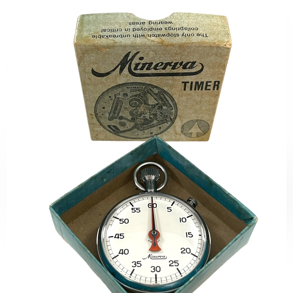 Minerva Stopwatch in Original Box